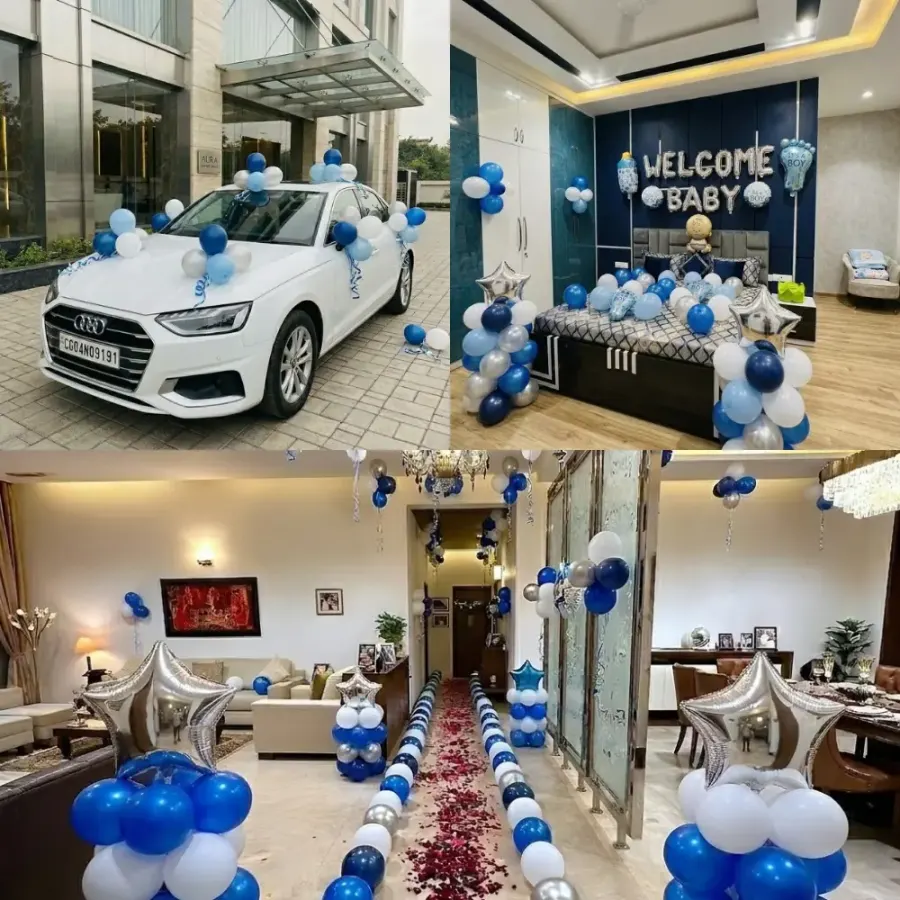 Welcome Baby Premium Package — decoration setup in Pune