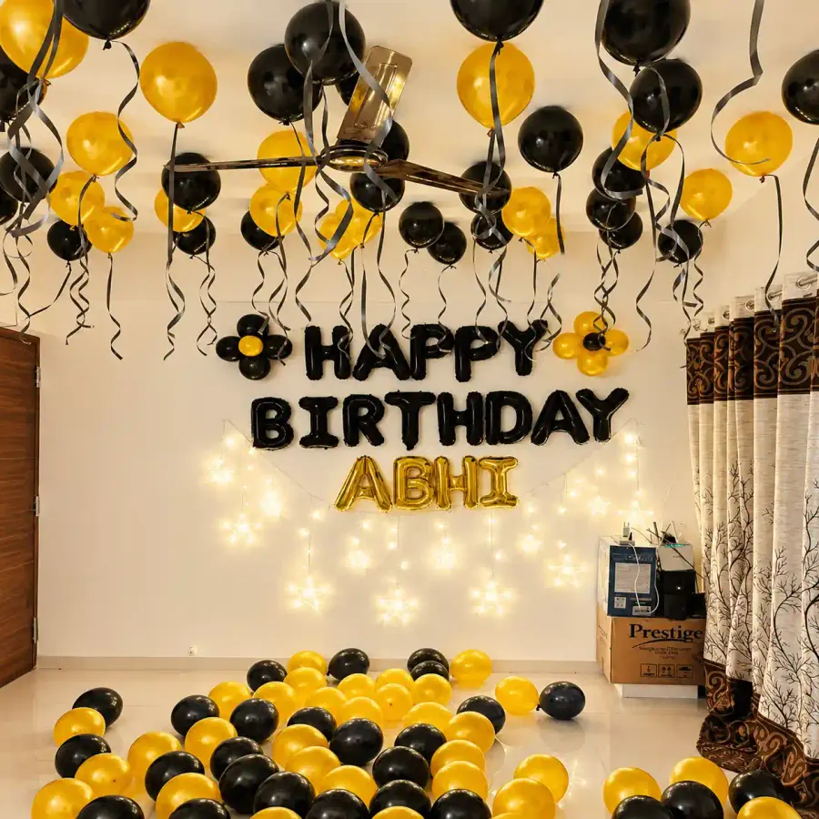 Birthday Surprise Balloons — decoration setup in Pune