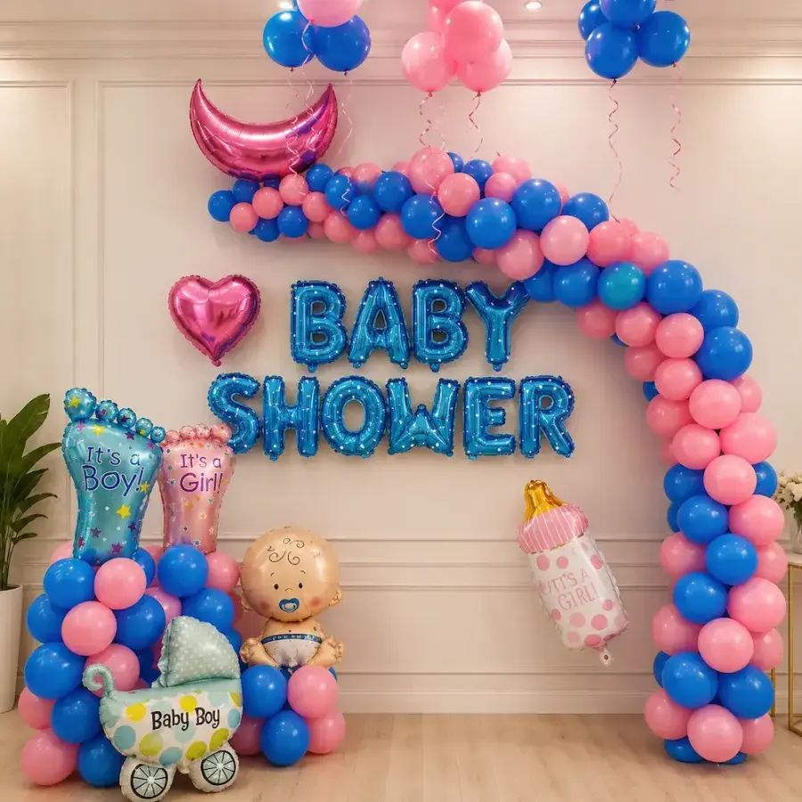 Magical Baby Shower Decor — decoration setup in Pune