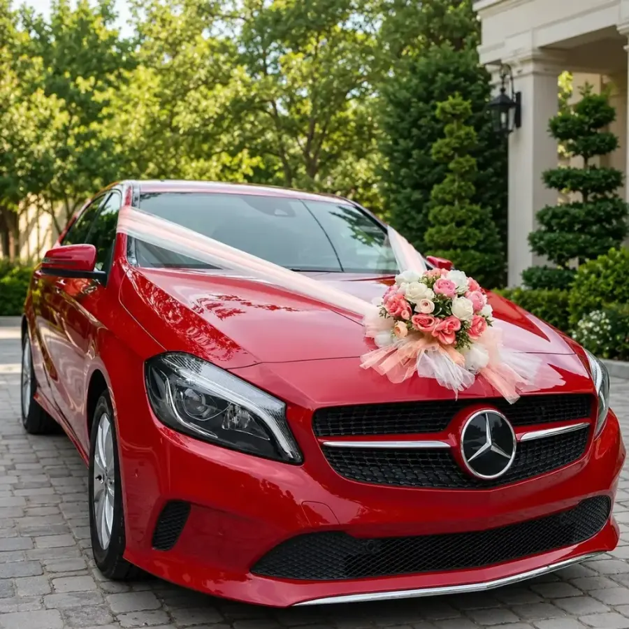 Marriage Car Decoration — decoration setup in Pune