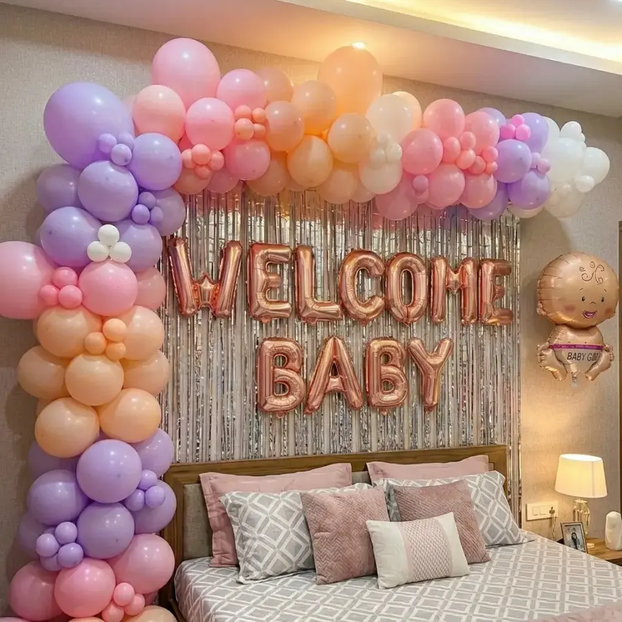 Baby Homecoming Decoration — decoration setup in Pune