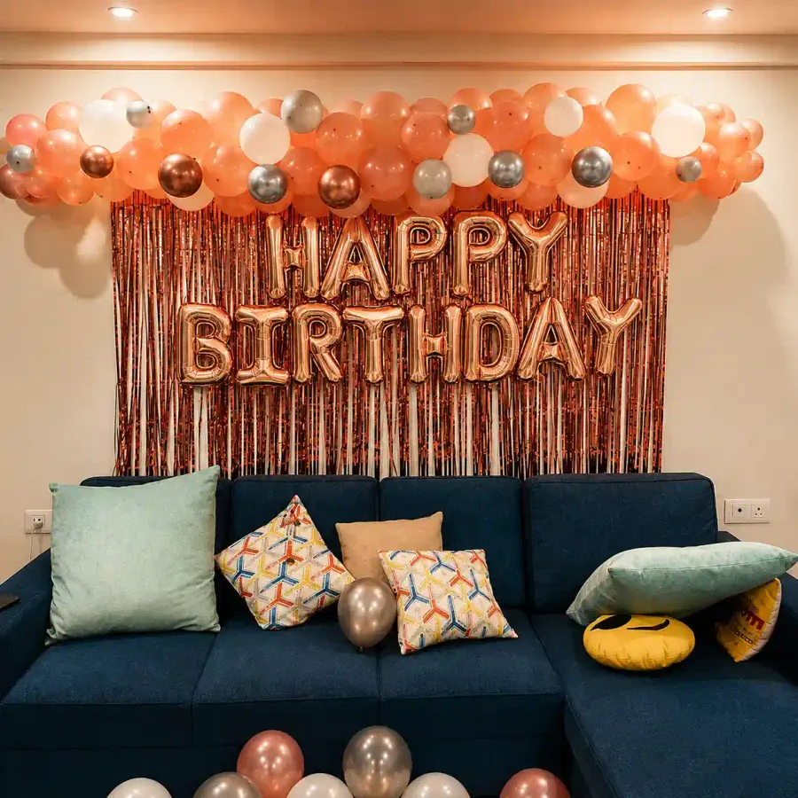 Balloon Decoration in Home — decoration setup in Pune