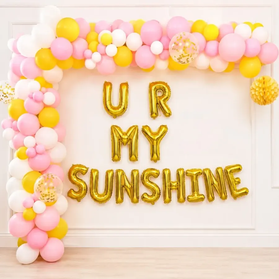 You Are My Sunshine Theme — decoration setup in Pune