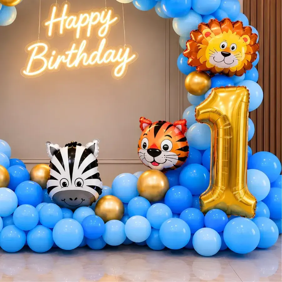 Animal Theme Birthday Decoration — photo 2