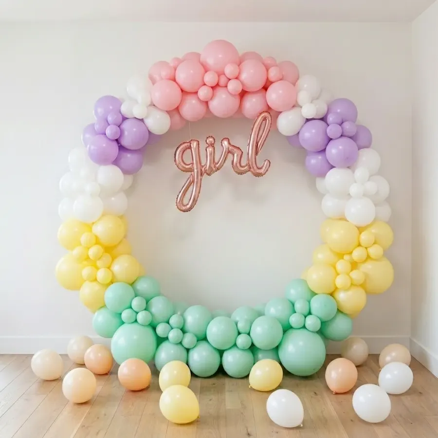 Welcome Baby Ring Decoration — decoration setup in Pune