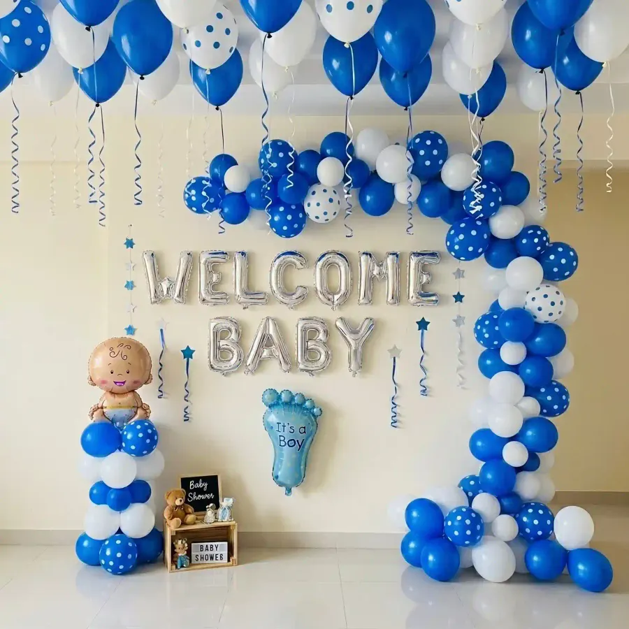Welcome Decoration For Baby — decoration setup in Pune