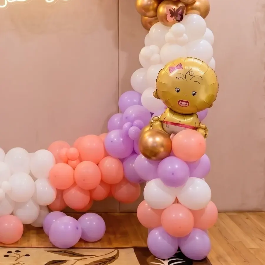 Welcome Baby Balloon Ring Deoration — photo 2
