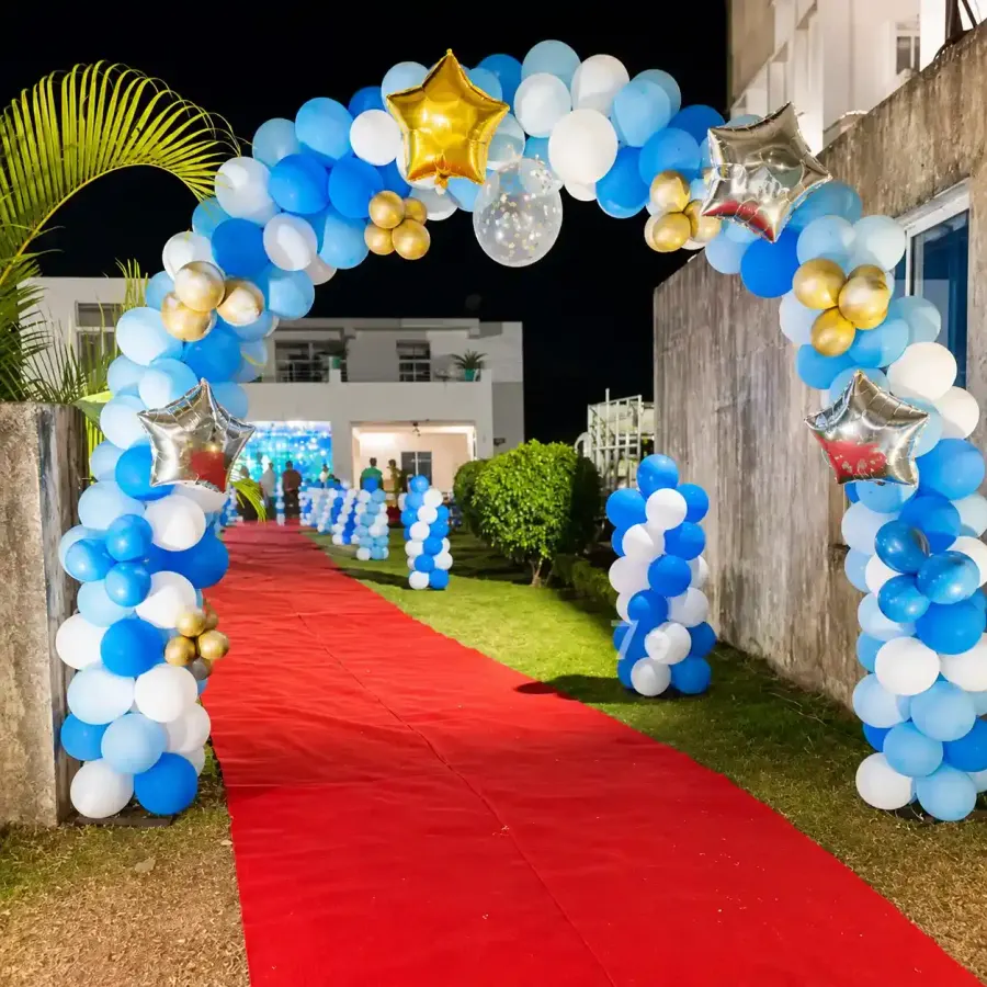 Baby Cadle Ceremony Backdrop — photo 2