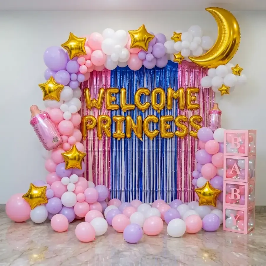 Baby Welcome Room Decor — decoration setup in Pune