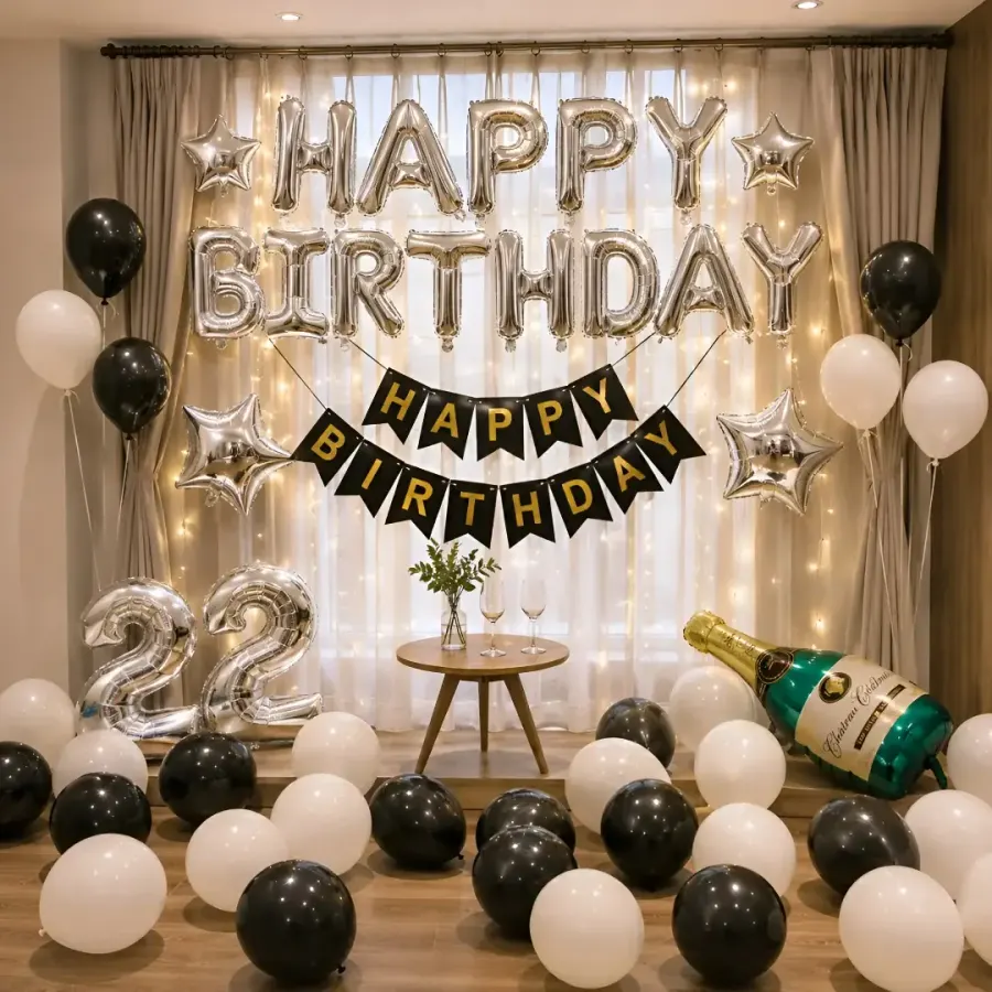 Balloon Home Decoration — decoration setup in Pune