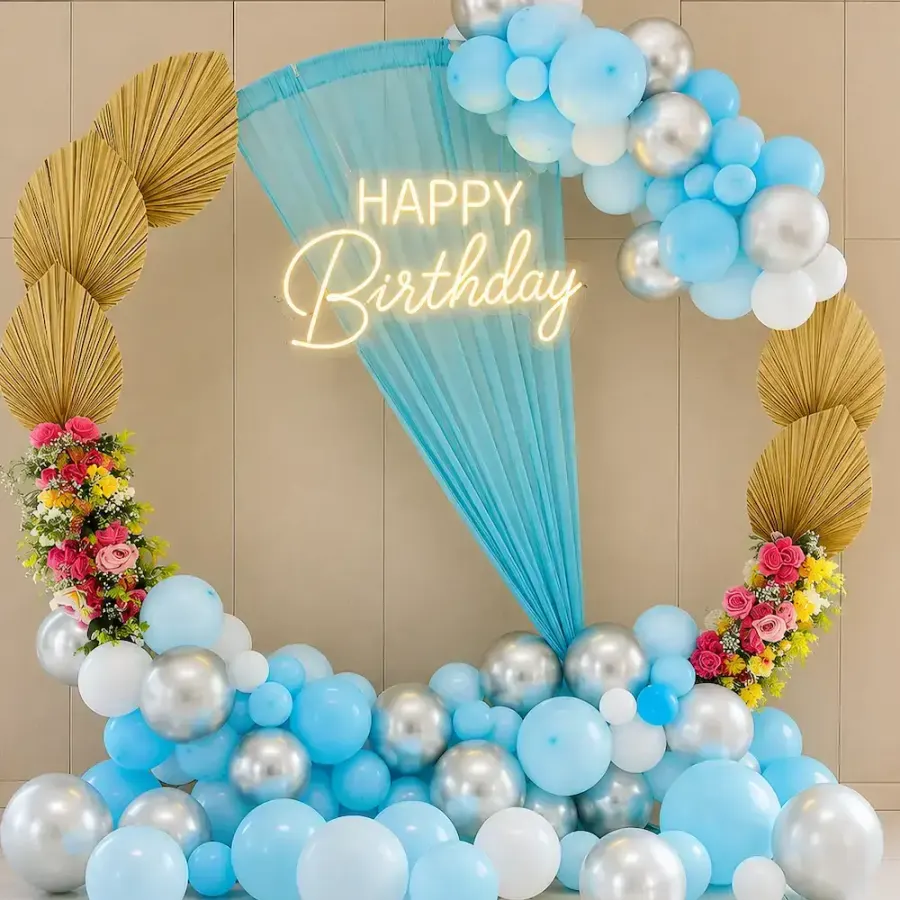 Balloon Ring Birthday Decoration — photo 2