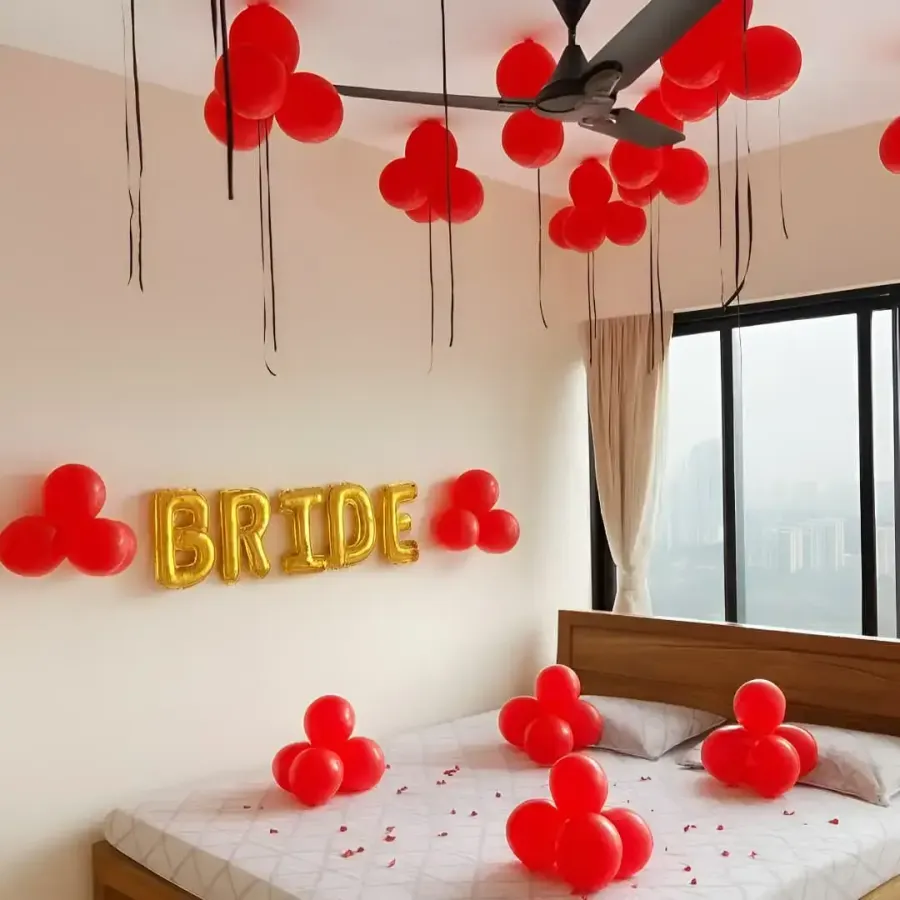 Beautiful Bride Welcome Decor at Home — photo 2