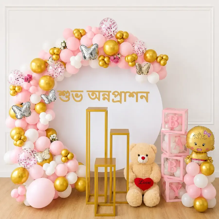 Bengali Annaprashan Decoration — decoration setup in Pune