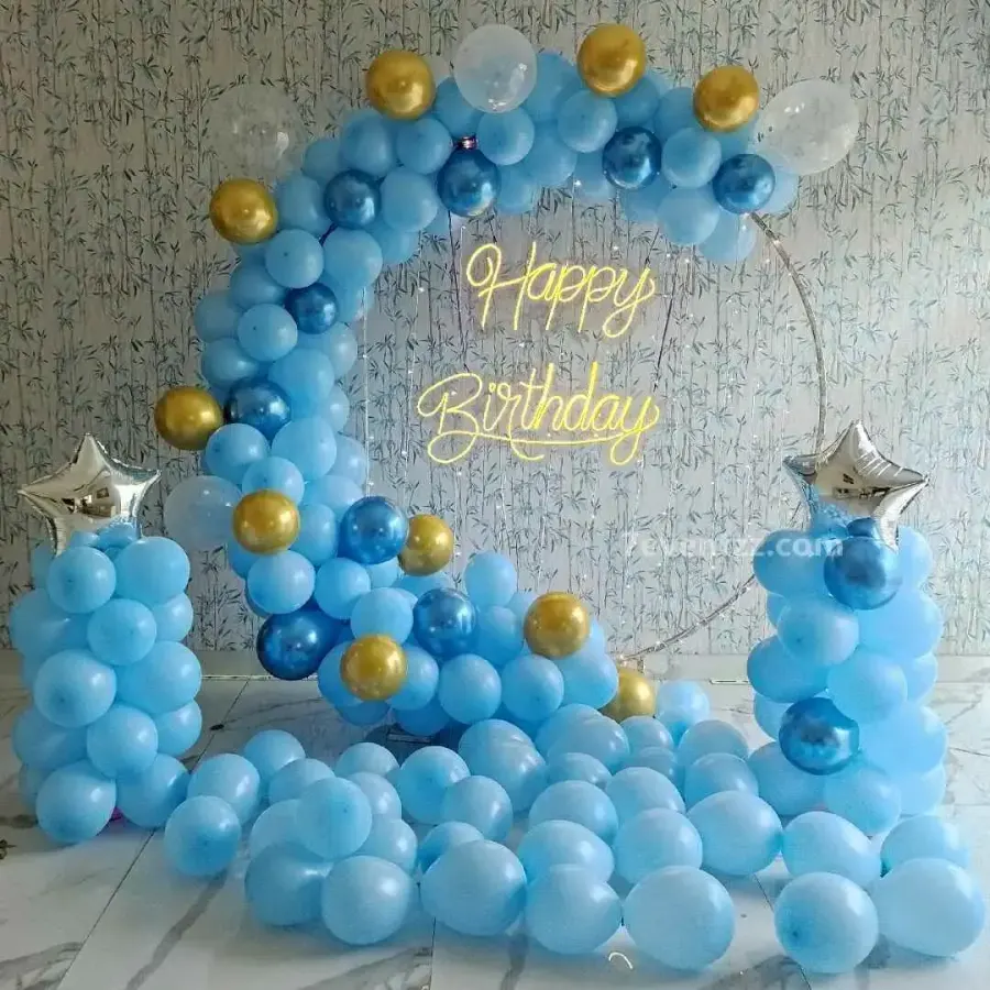 Birthday Ring Decoration — decoration setup in Pune