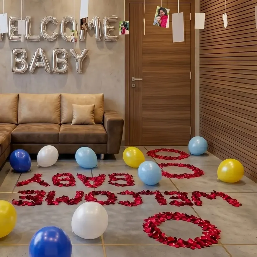 Hanging Balloon Welcome Baby Decoration — photo 3
