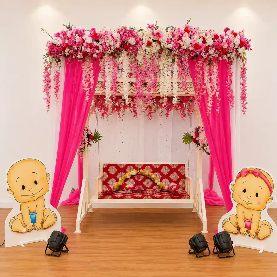 Dohale Jevan Flower Decor — decoration setup in Pune
