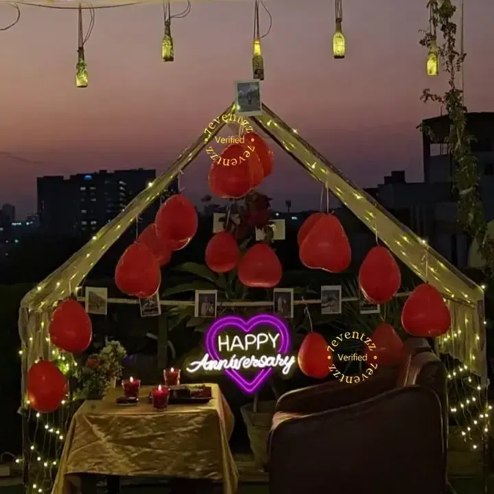 Candle Light Dinner in Open Rooftop — photo 2
