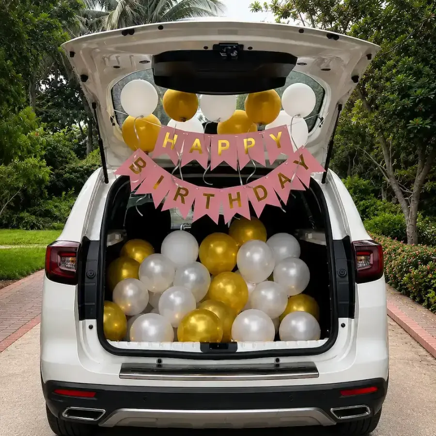 Car Boot Surprise — decoration setup in Pune