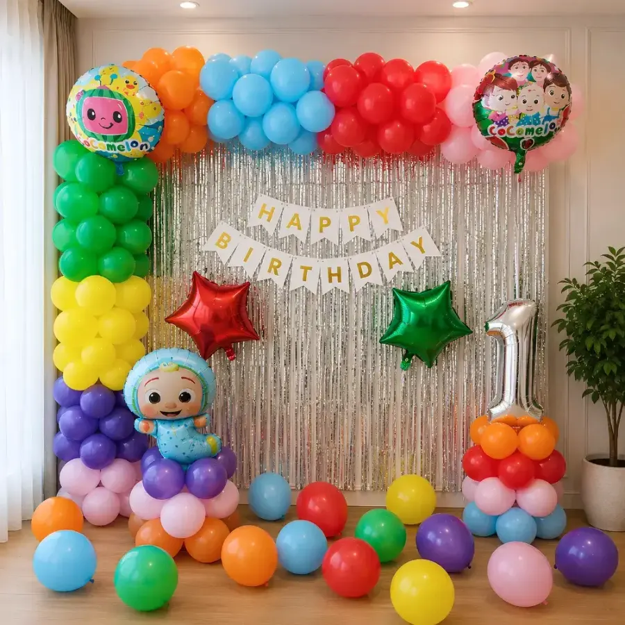 Cocomelon Decoration At Home — decoration setup in Pune