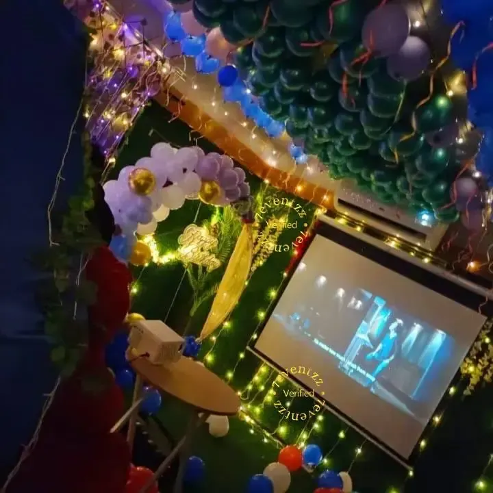 Cozy Movie and Dinner Moments — decoration setup in Pune