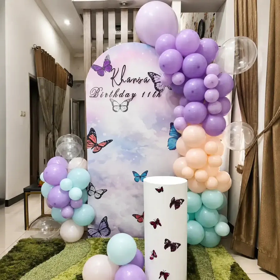 Customized Butterfly Panel — decoration setup in Pune