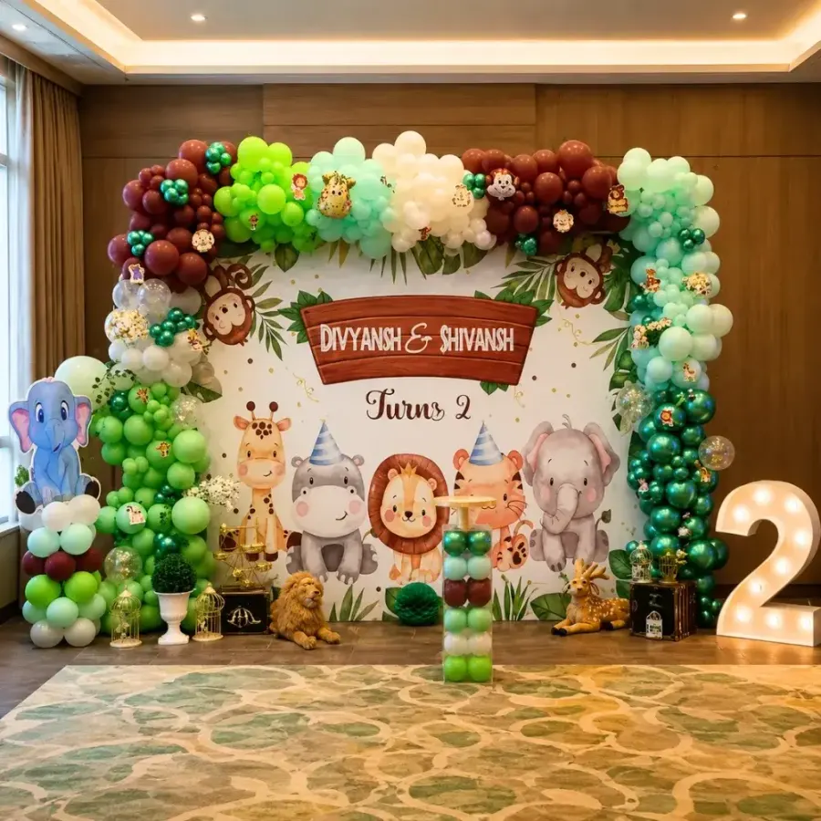 Customized Jungle Theme Setup — decoration setup in Pune