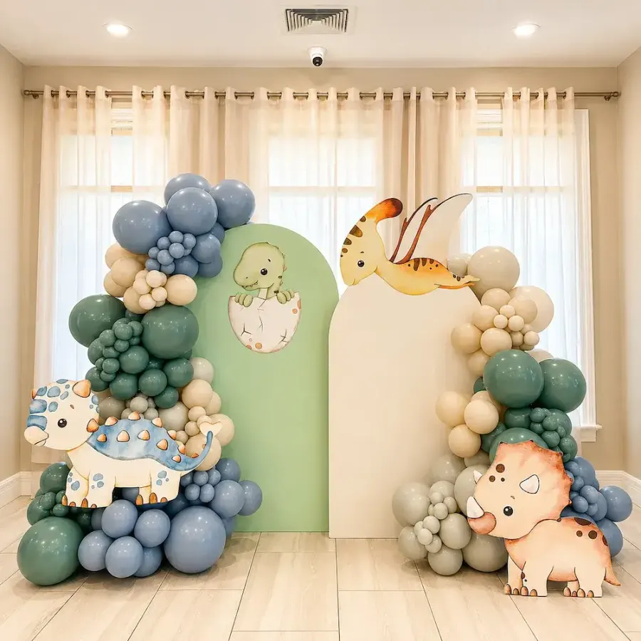 Premium Dinosaur Theme Birthday Decoration — decoration setup in Pune