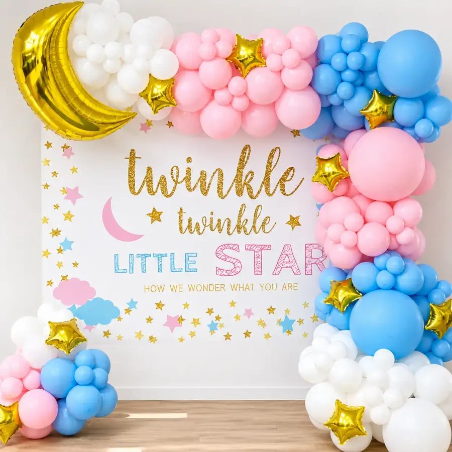 Moon Star Theme Backdrop — decoration setup in Pune