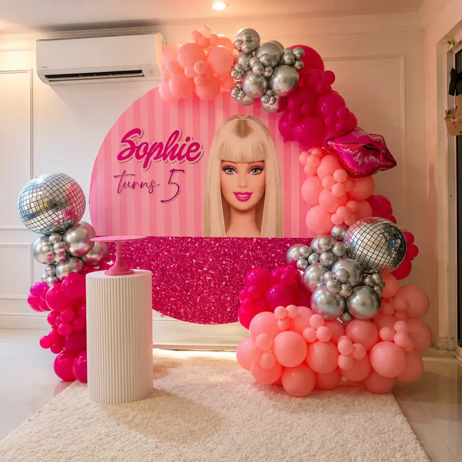 Disney Barbie Decoration — decoration setup in Pune