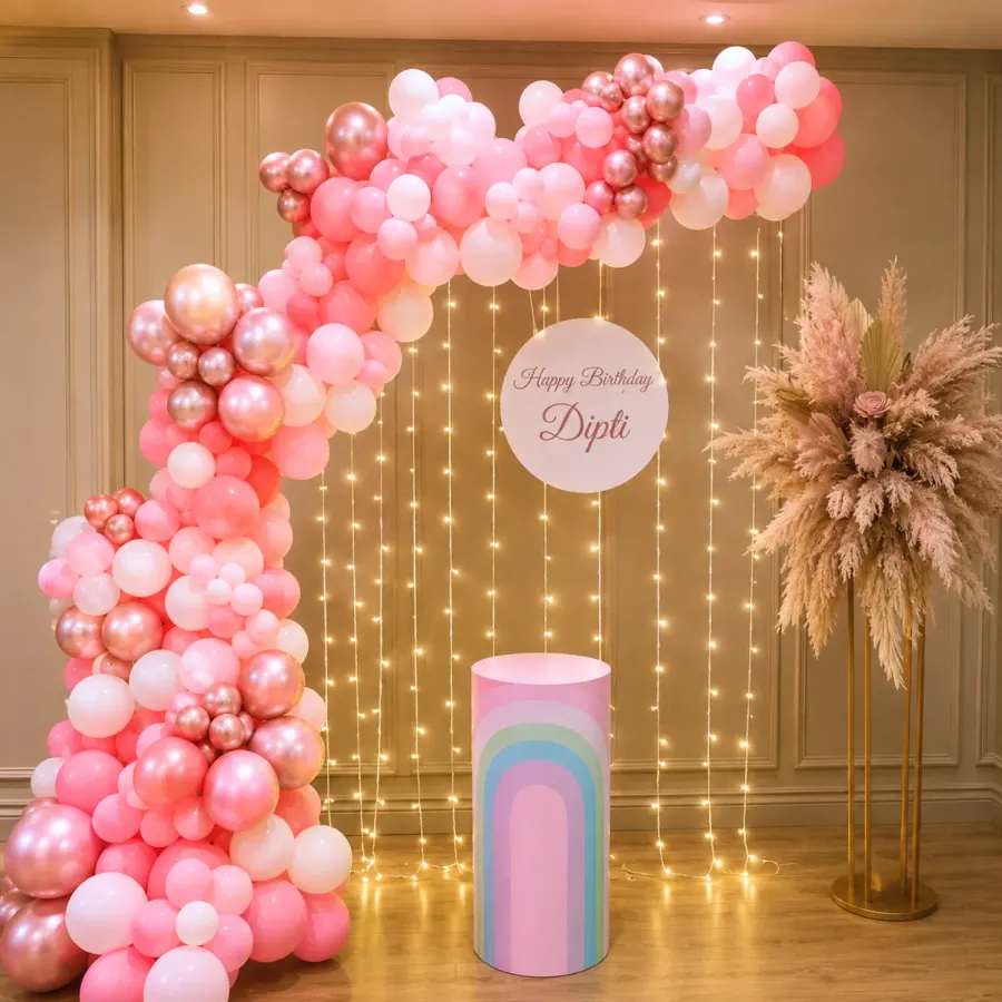 Bohemian Theme — decoration setup in Pune