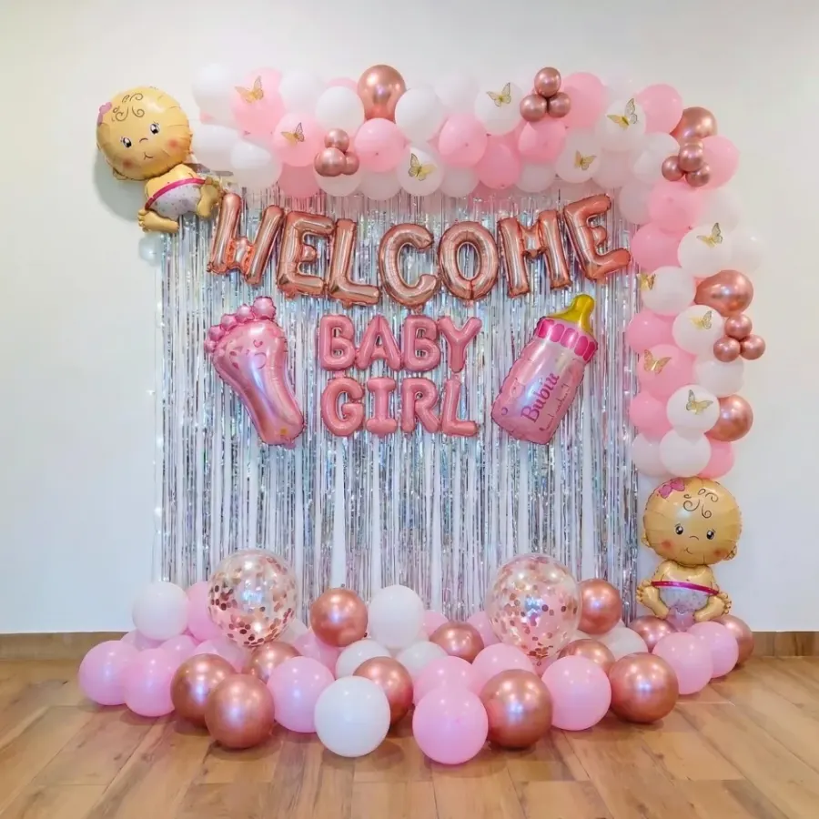 Welcome Little Butterfly Decoration — decoration setup in Pune