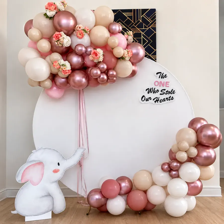Elephant Theme oh Baby Setup — decoration setup in Pune