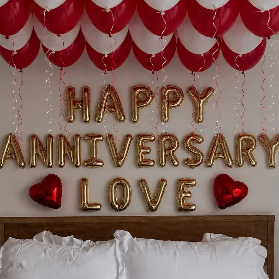 Romantic Happy Anniversary Room Decoration — photo 2