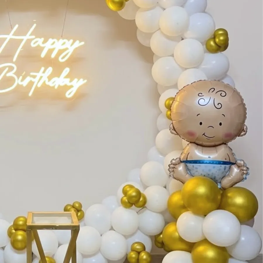 Ring Balloon Decoration For Birthday — photo 3
