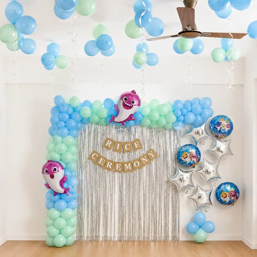 Rice Feeding Ceremony Decoration — decoration setup in Pune