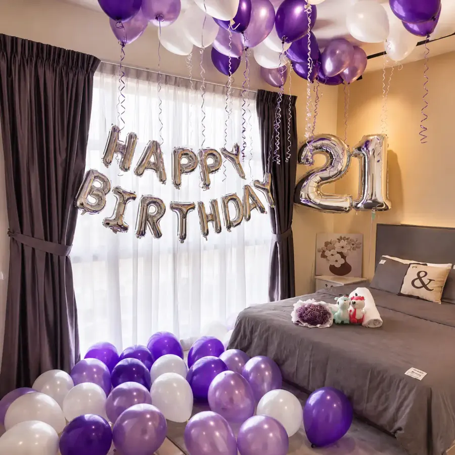 Milestone Birthday Decoration — decoration setup in Pune