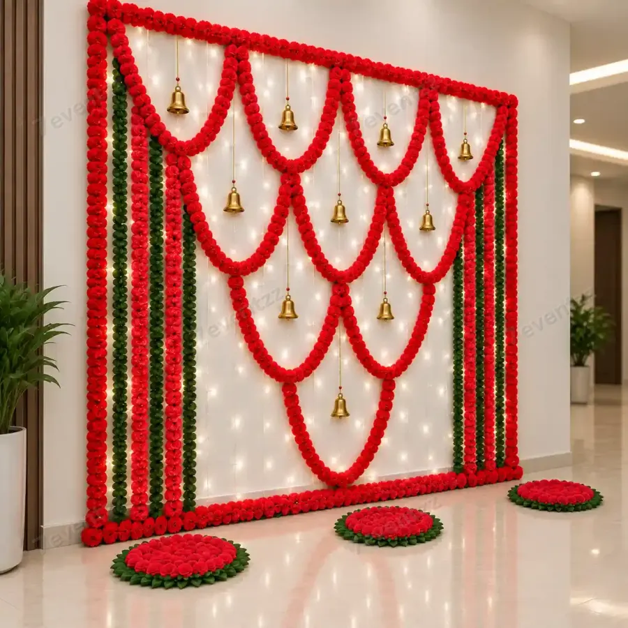 Festive Floral Garland Decoration — photo 2