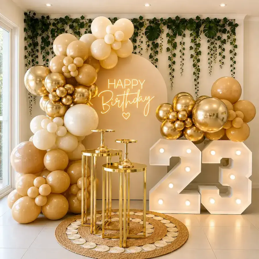Designer Birthday Decoration Theme — decoration setup in Pune