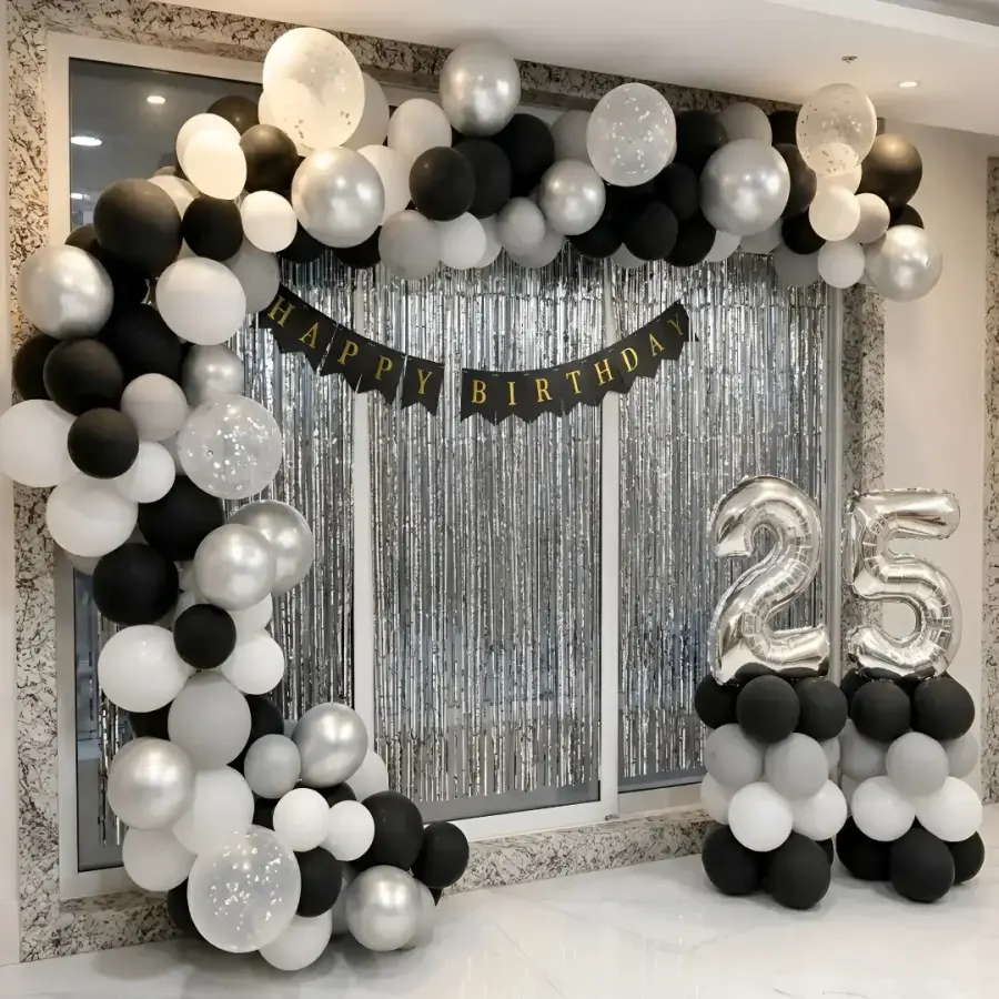 Happy Birthday Balloon Arch — photo 2