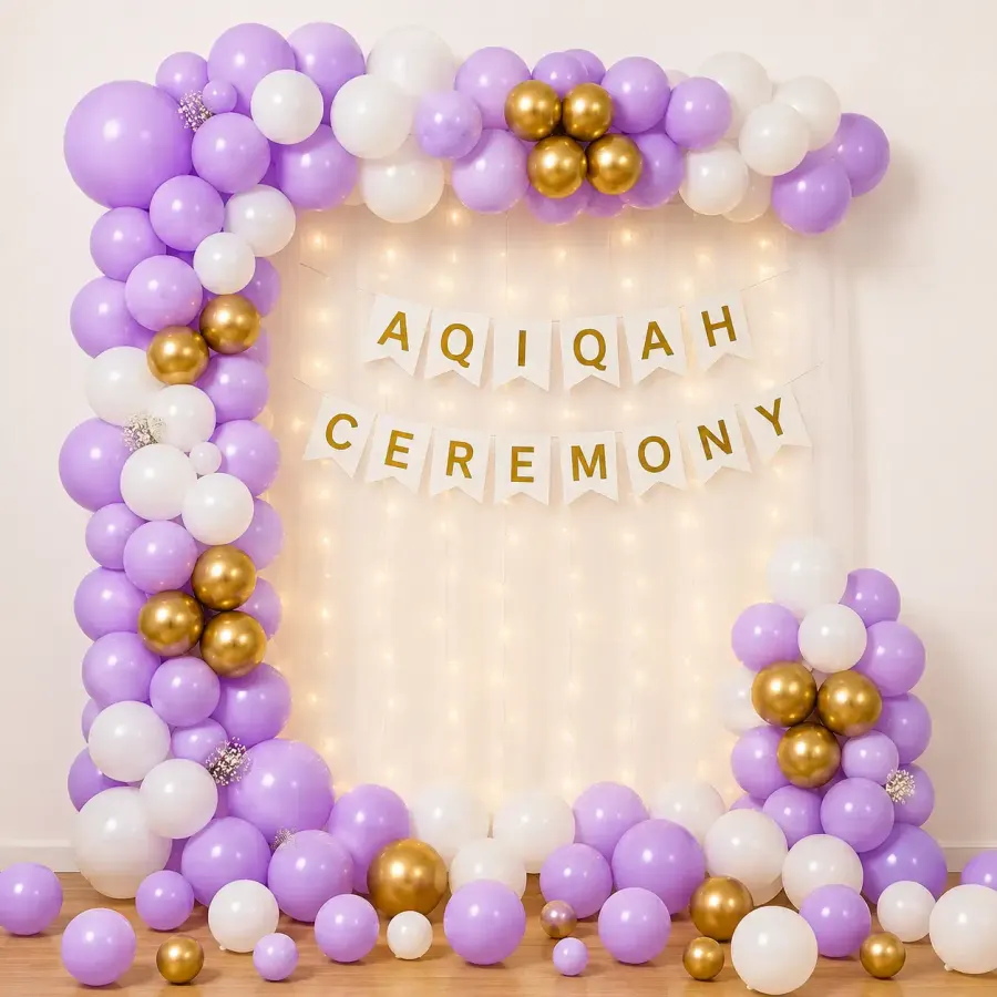 Islamic Aqiqah  Decoration at Home — decoration setup in Pune