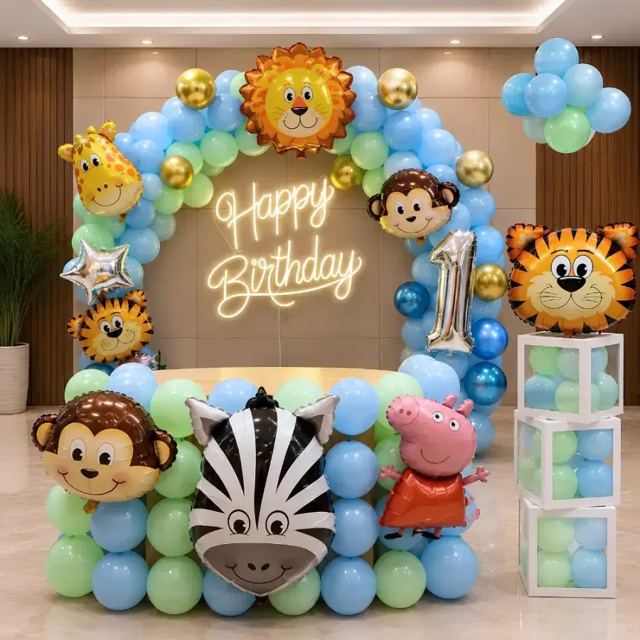 Jungle Theme Home Decoration — decoration setup in Pune