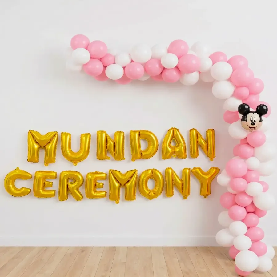 Mundan Ceremony Arch Decoration — decoration setup in Pune