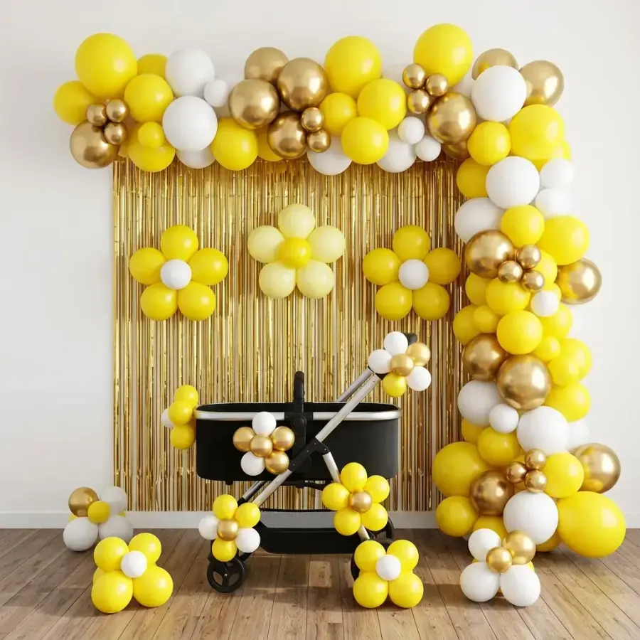 Naming Wall Arch Decoration — decoration setup in Pune
