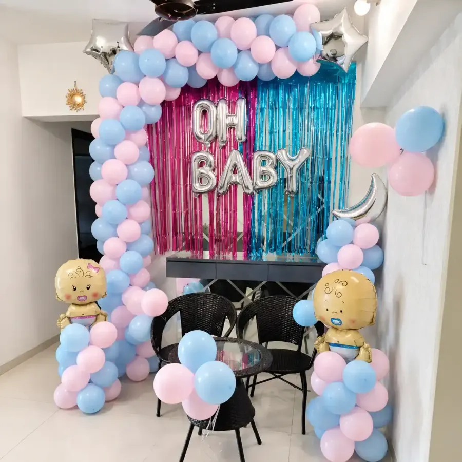 Oh Baby Theme Decor — decoration setup in Pune