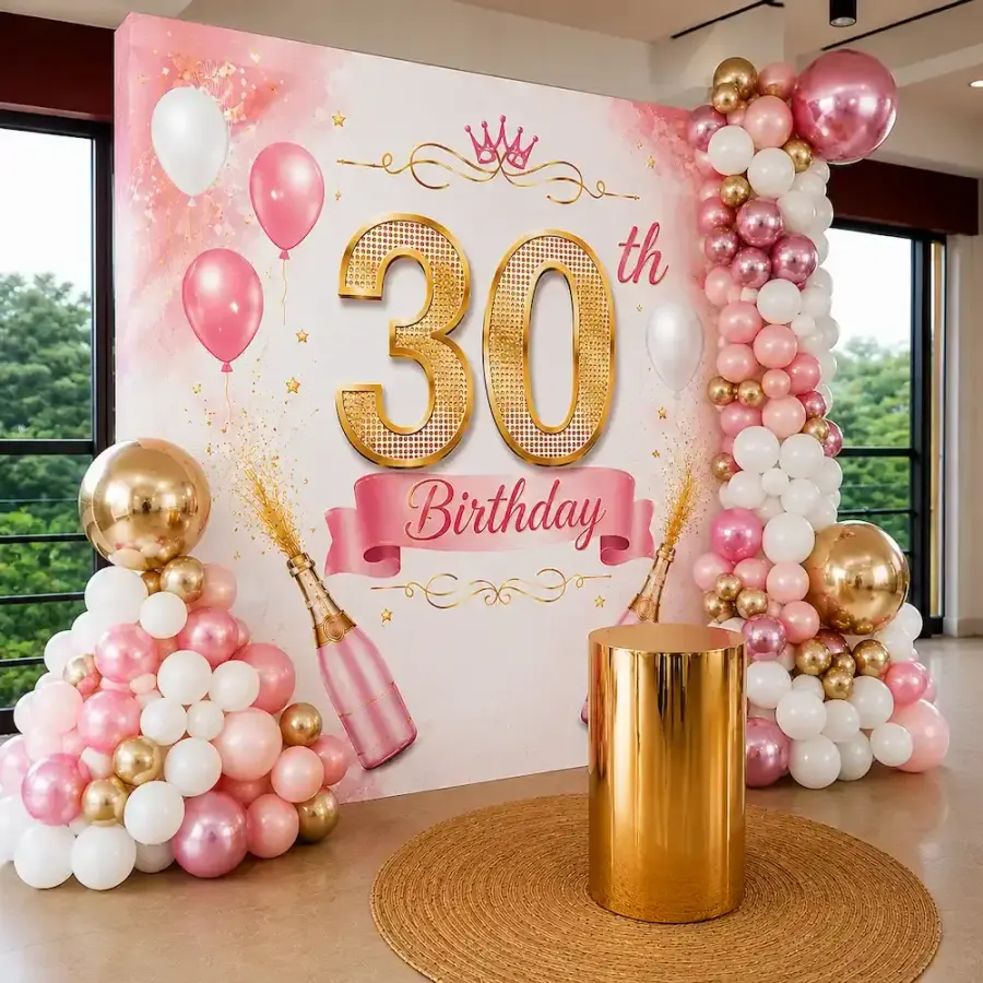 Premium Birthday Backdrop Decoration — photo 2
