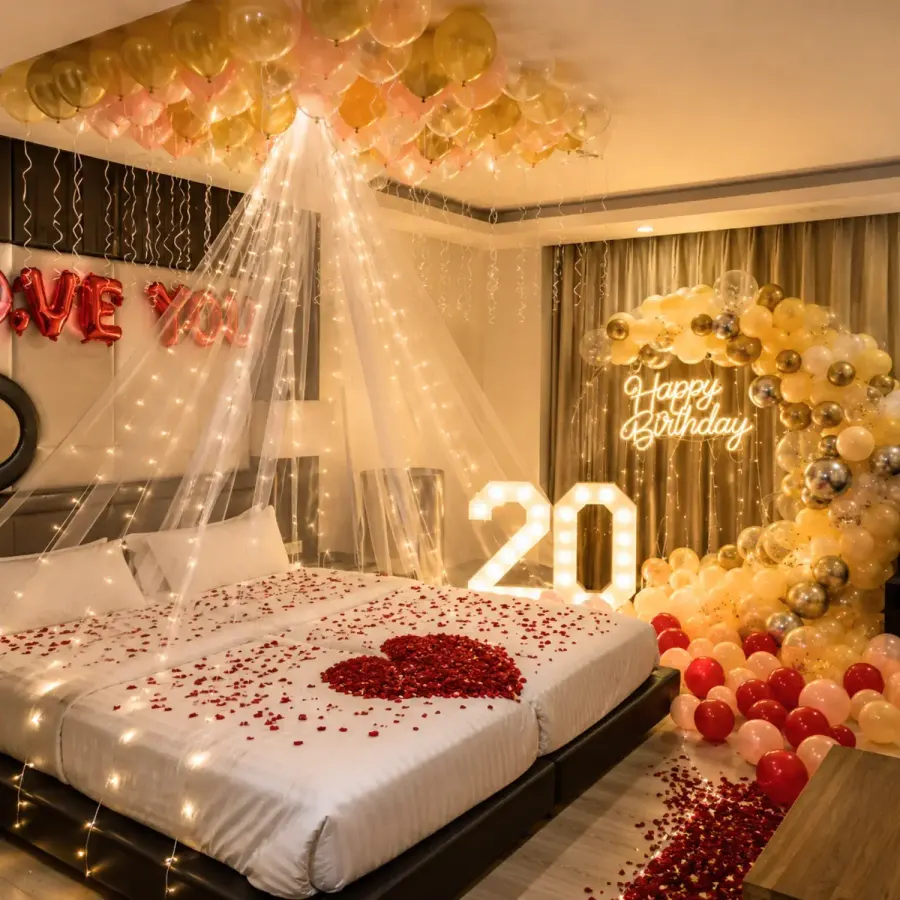 Premium Room Decoration — decoration setup in Pune