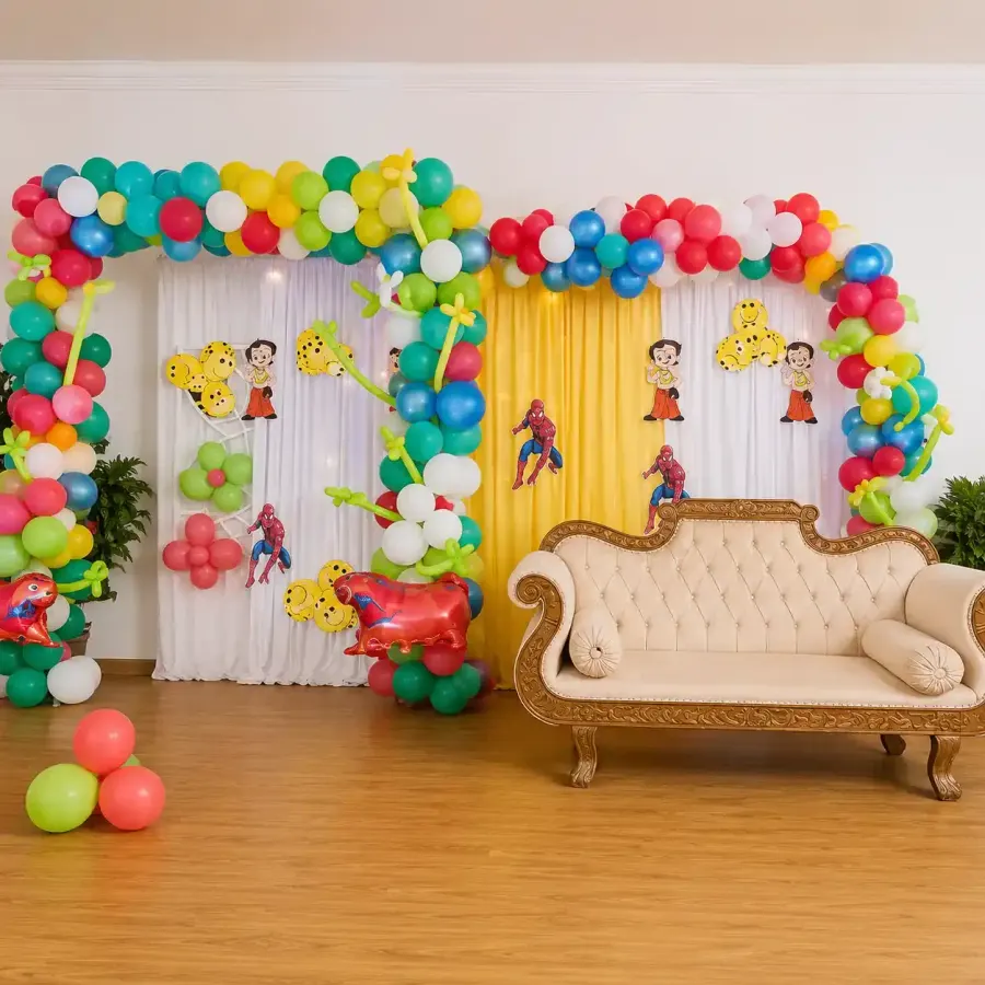 Rice Ceremony Theme Decoration — decoration setup in Pune
