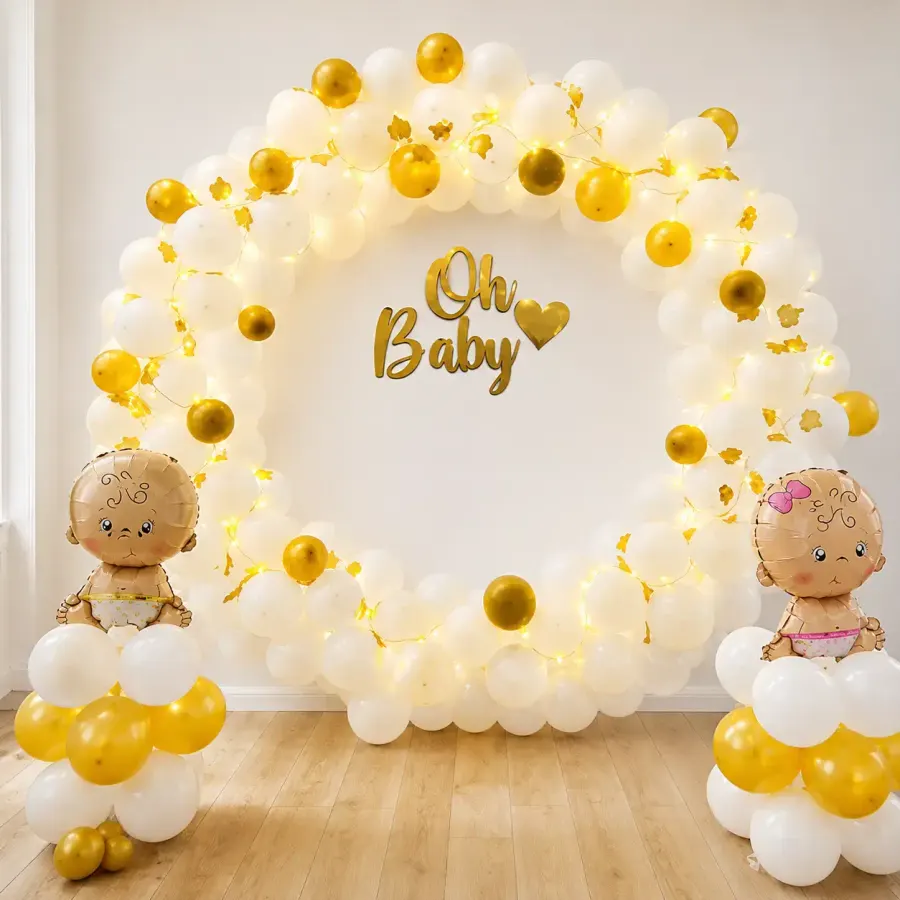 Ring Baby Shower Decor — decoration setup in Pune