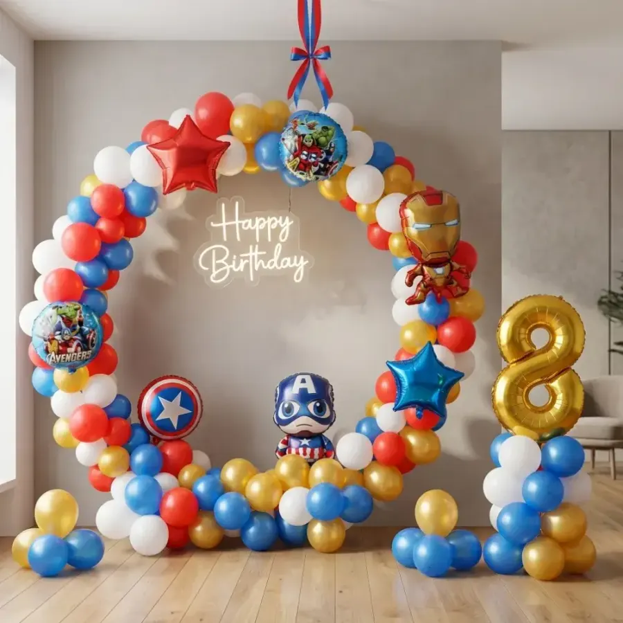 Simple Avenger Decor — decoration setup in Pune