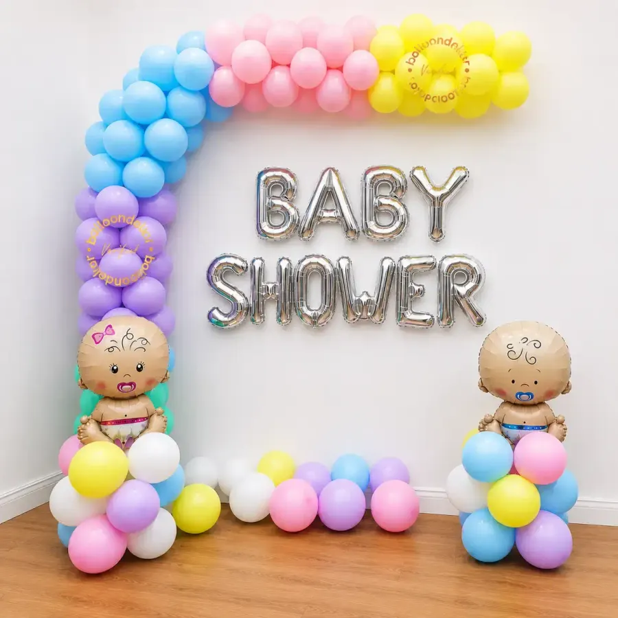 Simple Baby Shower Decoration at Home — photo 2